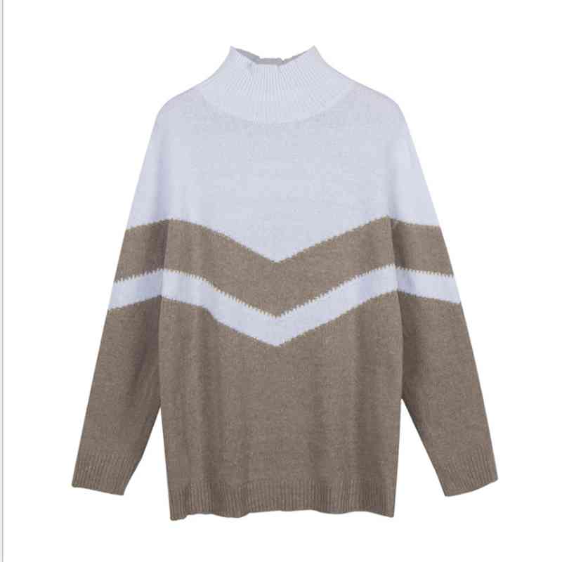 Winter Sweater Women Plus Size Knitted Warm Cashmere Chunky Casual Jumper Fashion Korean Turtleneck Long Sleeve Pullover 210428