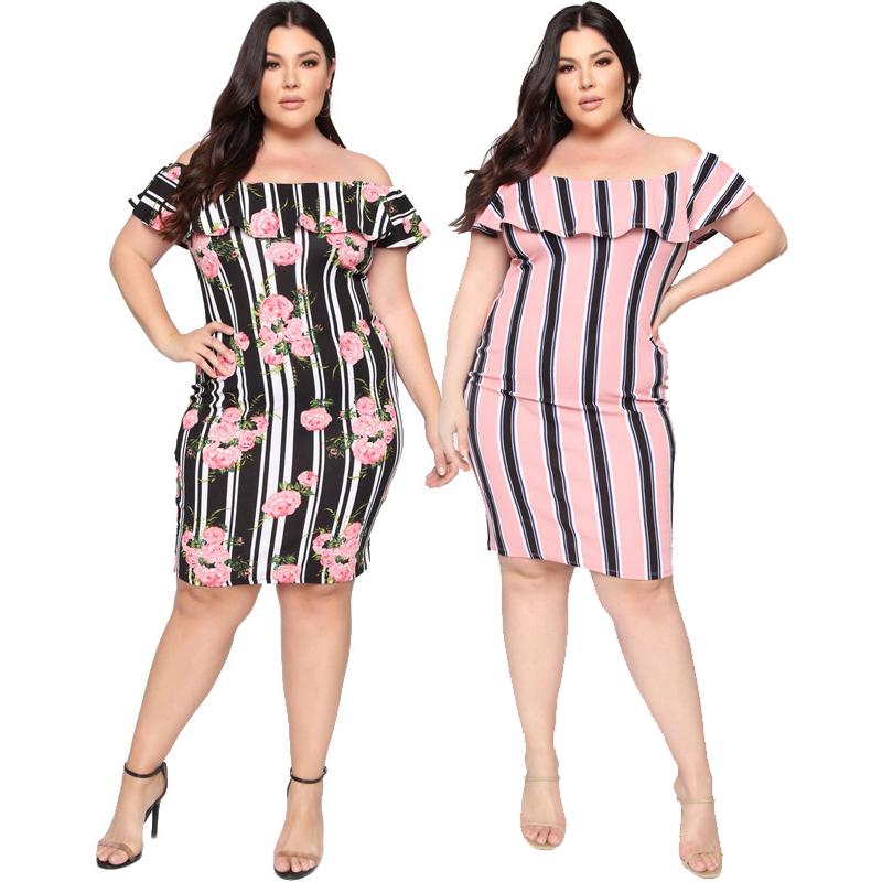 Plus Size Dresses Summer Dress 5xl Sexy Slash Neck Short Sleeves Fashion Casual Style Print Striped Elegant Wholesale Drop, Black
Plus Size Dresses Summer Dress 5xl Sexy Slash Neck Short Sleeves Fashion Casual Style Print Striped Elegant Wholesale Drop, Black