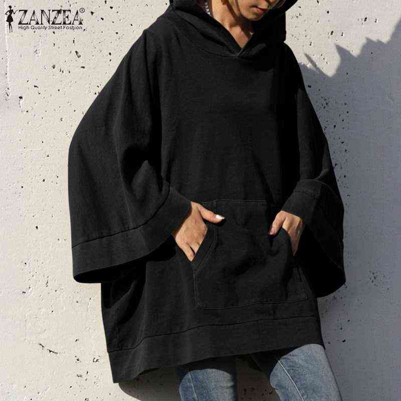 ZANZEA Oversized Autumn Casual Long Sleeve Hoodies Sweatshirts Stylish Loose Solid Women Hooded Pullover Baggy Tops Tunic 2021 G1202, Grey
ZANZEA Oversized Autumn Casual Long Sleeve Hoodies Sweatshirts Stylish Loose Solid Women Hooded Pullover Baggy Tops Tunic 2021 G1202, Grey