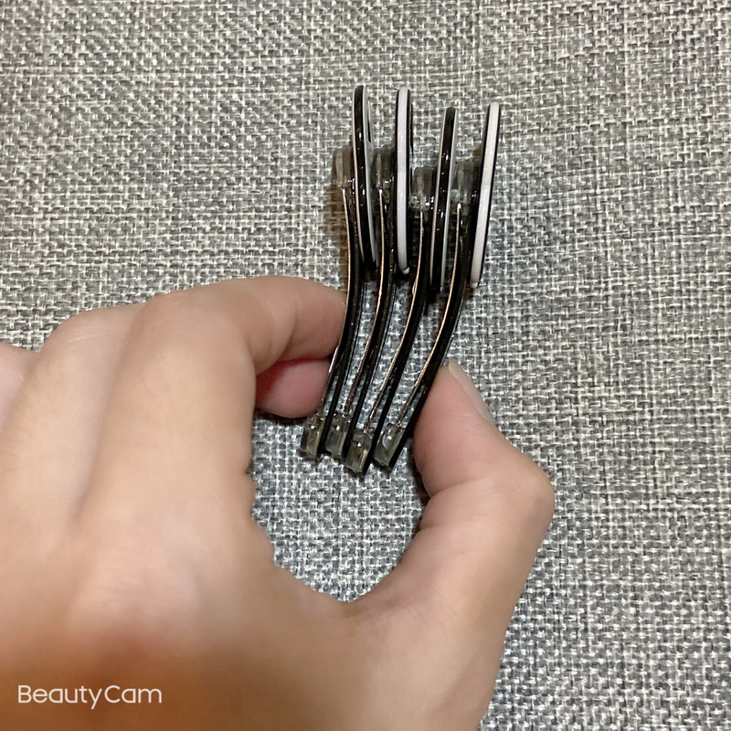 6X2CM Fashion black and white acrylic hair clips side clip hairpins for ladies favorite headdress jewelry accessories party gifts
