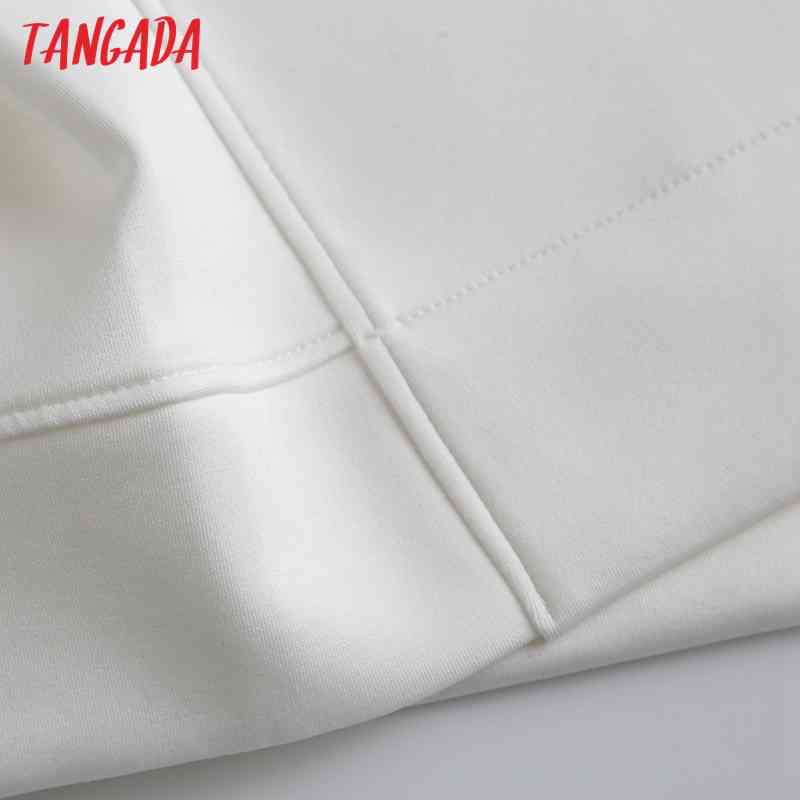 Women White Sweatshirts Oversize Long Sleeve O Neck Loose Pullovers Female Tops 6D90 210416