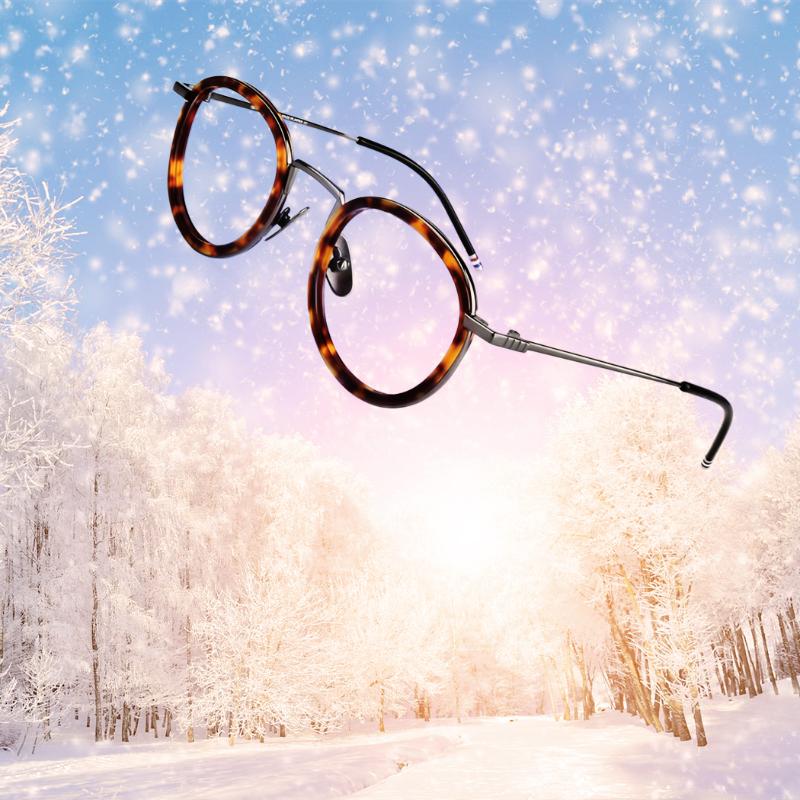 Thom Brand Prescription Round Optical Glasses Frames TB710 With Polarized Clip For Men Women Eyeglasses Original Logo Eyewear Fashion Sungla