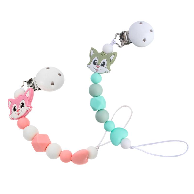 Pacifiers# 2pcs Chewable Pacifier Holder Clip Chain Kid Teething Molar Teether
Pacifiers# 2pcs Chewable Pacifier Holder Clip Chain Kid Teething Molar Teether