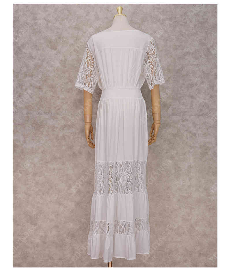 Cotton Beach Cover up Kaftan Sarong Bathing Suit Lace s Pareo Swimsuit Womens Swim Wear Tunic #Q602 210420