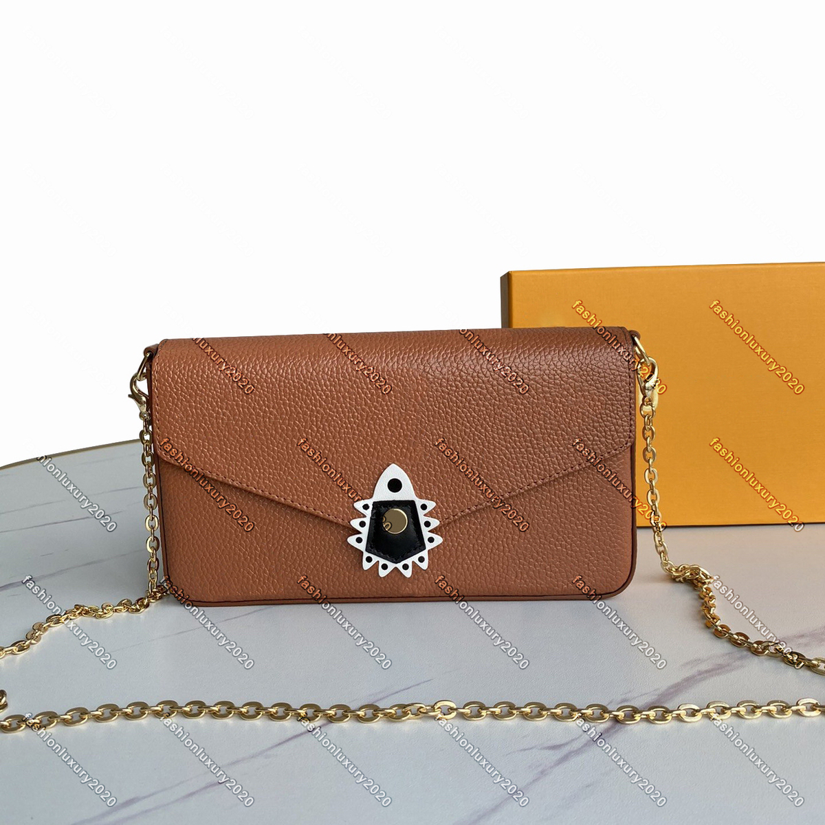 High Quality 3pcs set Fashion Handbags Wallets Bag Women Classic Style Genuine Leather Shoulder Messenger Bags Cross Body Flap Purse With Box, Black
High Quality 3pcs set Fashion Handbags Wallets Bag Women Classic Style Genuine Leather Shoulder Messenger Bags Cross Body Flap Purse With Box, Black