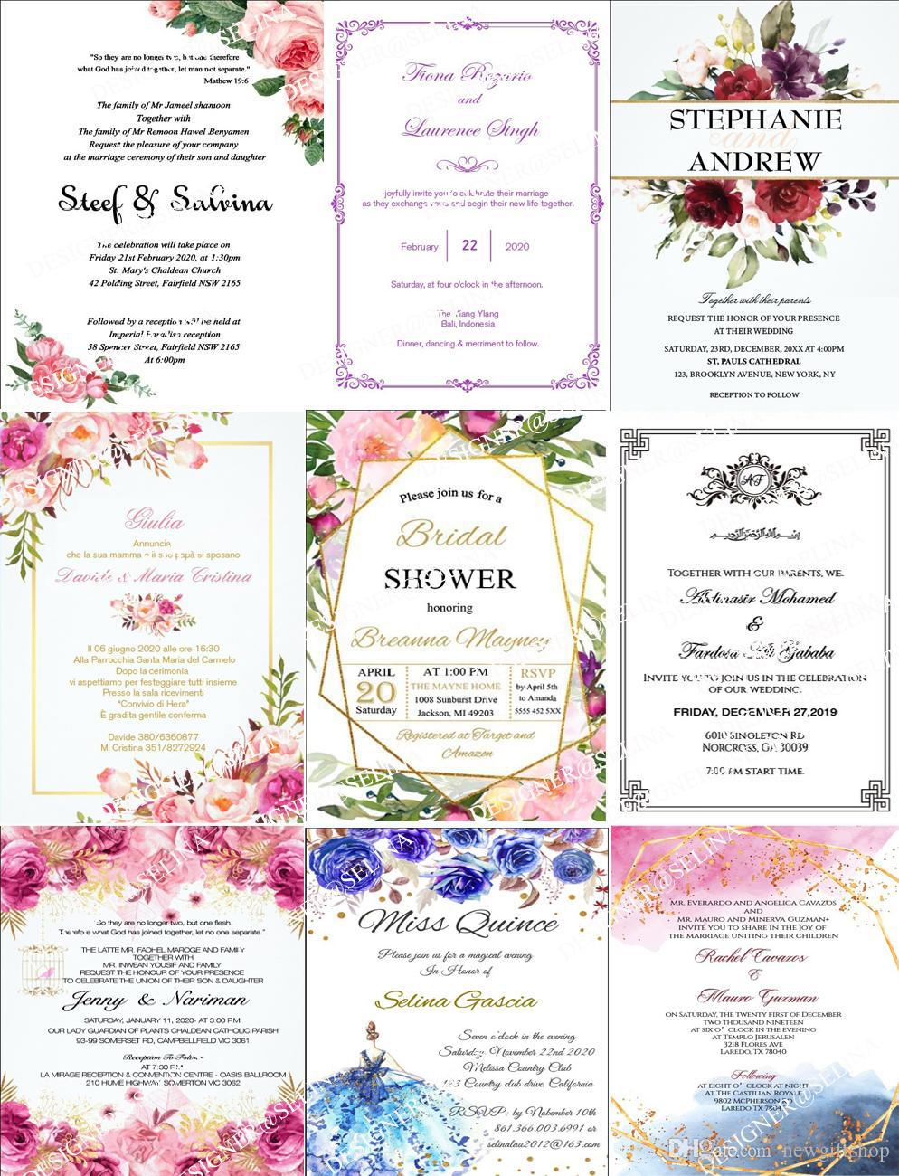 New Burgundy Personalized Print Translucent Wedding Invitation with Rhinestone Ribbon and Pearl Envelope DIY Vellum Wrap Quinceanera