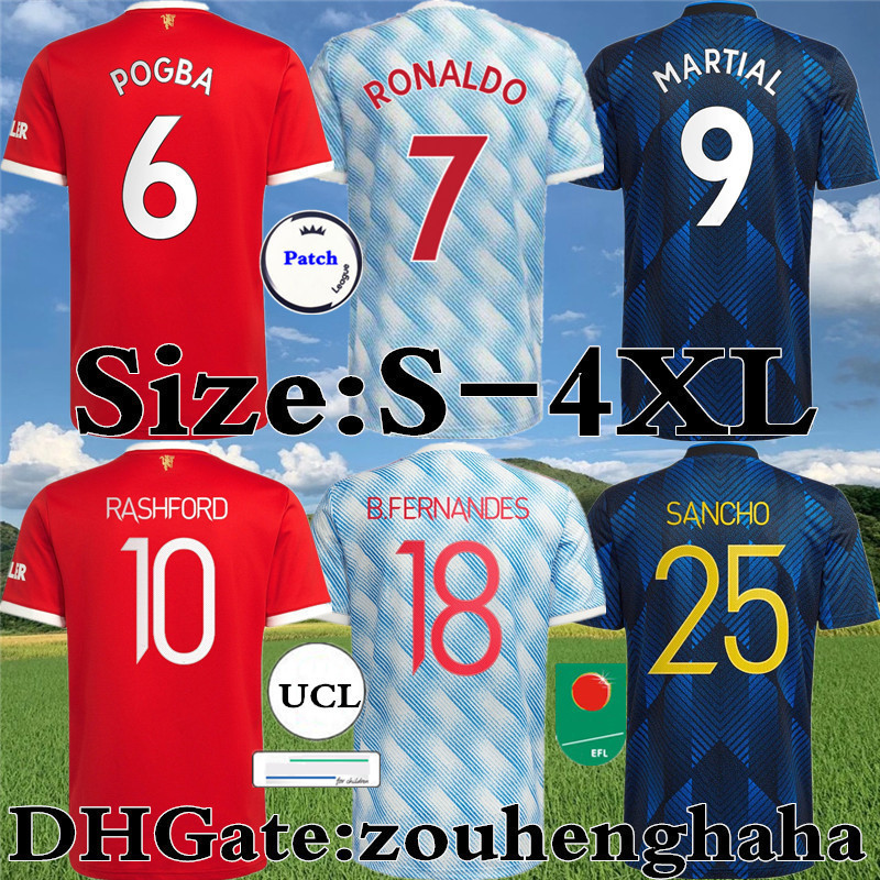 MAN SANCHO uTd RONALDO Soccer Jerseys 2021 22 Home Away RASHFORD MARTIAL MaNcHeStEr POGBA VAN DE BEEK B.FERNANDES R.VARANE Third Football shirt Kit Size S-4XL, Third +patch
MAN SANCHO uTd RONALDO Soccer Jerseys 2021 22 Home Away RASHFORD MARTIAL MaNcHeStEr POGBA VAN DE BEEK B.FERNANDES R.VARANE Third Football shirt Kit Size S-4XL, Third +patch