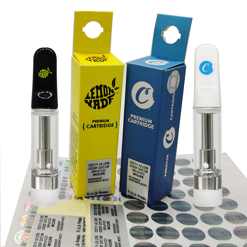 Cookies Cartridges Limited Edition Vape Carts 0.8ml 1.0ml Atomizers Ceramic Coil Vaporizer Thick Oil Cart Empty E Cigarettes with Hologram Sticker Packaging
Cookies Cartridges Limited Edition Vape Carts 0.8ml 1.0ml Atomizers Ceramic Coil Vaporizer Thick Oil Cart Empty E Cigarettes with Hologram Sticker Packaging