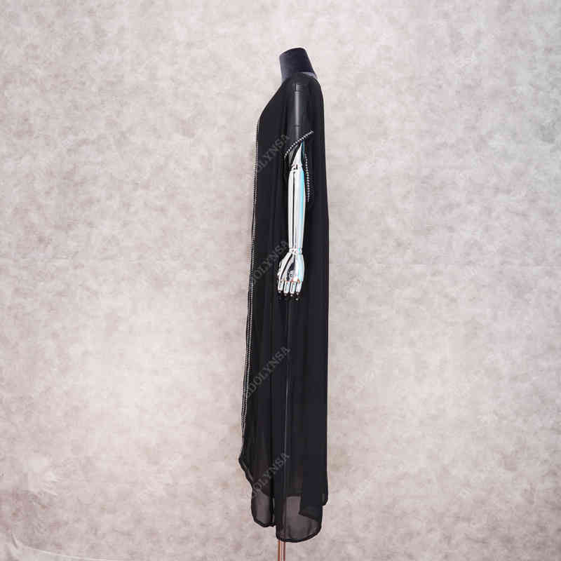 Chiffon Long Beach Cover up Women Dresses Robe de Plage Vestidos Playa Bikini cover Pareos Mujer Beachwear #Q933 210420