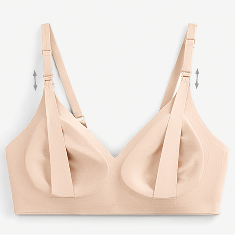 Seamless maternity bra for breastfeeding cotton soft wireless nursing bras pregnant women pregnancy clothes 220217