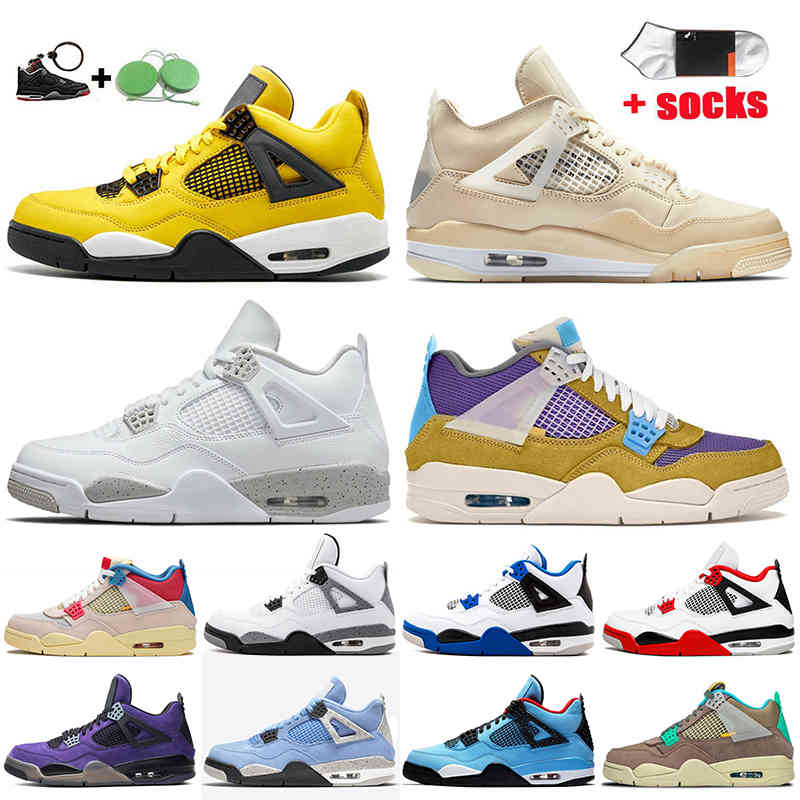 2021 Top Fashion Jodan 4s Basketball Shoes Jumpman 4 Jorden Women Mens Lightnings Sail Oreo White Desert Moss Travis Scotts Trainers
2021 Top Fashion Jodan 4s Basketball Shoes Jumpman 4 Jorden Women Mens Lightnings Sail Oreo White Desert Moss Travis Scotts Trainers