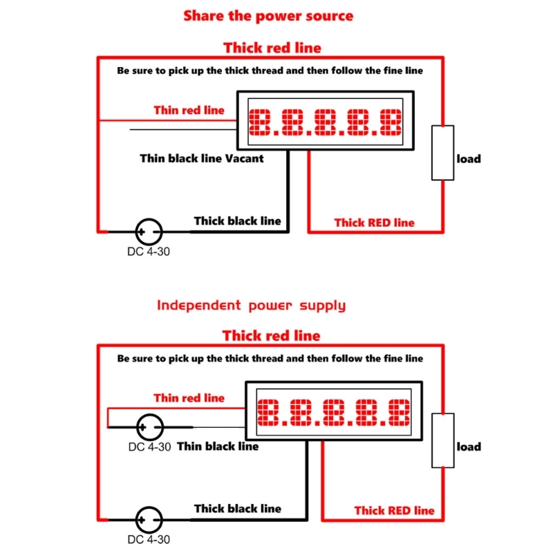 Dc 0-50.000mA(50mA) Digital Five-digit Amper Bit Current Meter Panel Guage 0.36 "83XA