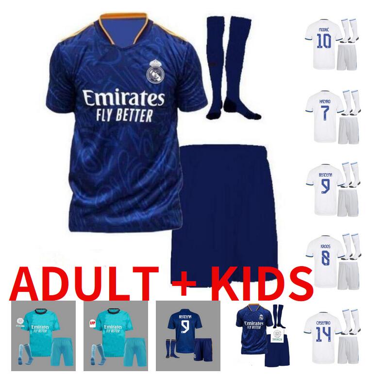 ADULT KIDS KIT 20 21 22 Real madrid Soccer jerseys 2021 2022 HAZARD BENZEMA MODRIC isco ASENSIO camiseta de futbol football shirts kit+socks
ADULT KIDS KIT 20 21 22 Real madrid Soccer jerseys 2021 2022 HAZARD BENZEMA MODRIC isco ASENSIO camiseta de futbol football shirts kit+socks