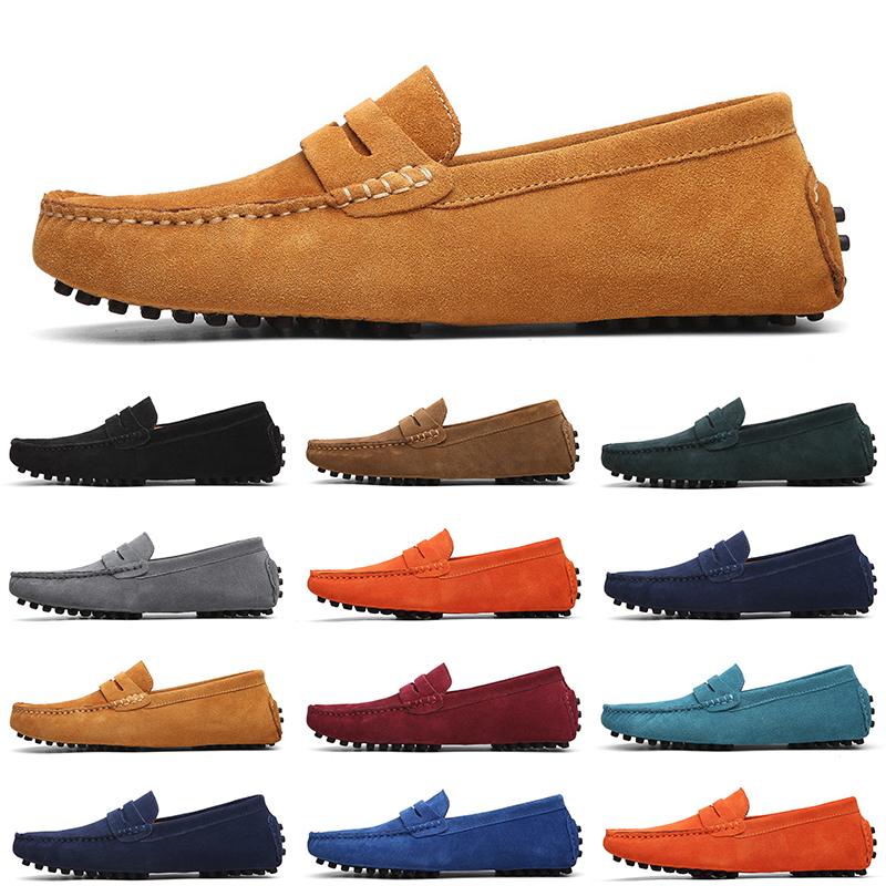 men designer casual shoes Non-Brand triple black brown wine red grey orange green light blue mens slip on suede leather sneakers, Item #2
men designer casual shoes Non-Brand triple black brown wine red grey orange green light blue mens slip on suede leather sneakers, Item #2
