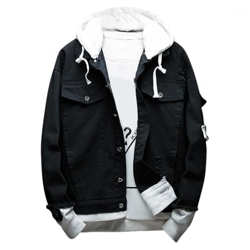 Men's Jackets Nice Men Spring Autumn Fake Two Pieces Patchwork Denim Hooded Jacket Causal Worn Hole Coat Outwear Male Plus Size M-3XL, Green
Men's Jackets Nice Men Spring Autumn Fake Two Pieces Patchwork Denim Hooded Jacket Causal Worn Hole Coat Outwear Male Plus Size M-3XL, Green