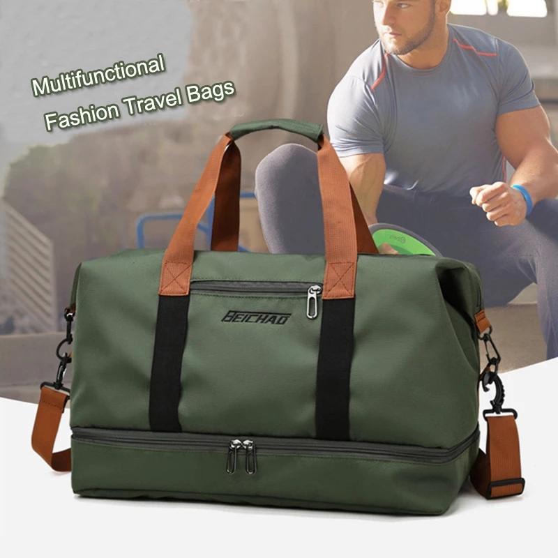 Duffel Bags Fashion Women And Men Travel Large Capacity Sports Gym Bag Waterproof Weekend Sac Voyage Female Messenger Dry Wet, As picture
Duffel Bags Fashion Women And Men Travel Large Capacity Sports Gym Bag Waterproof Weekend Sac Voyage Female Messenger Dry Wet, As picture