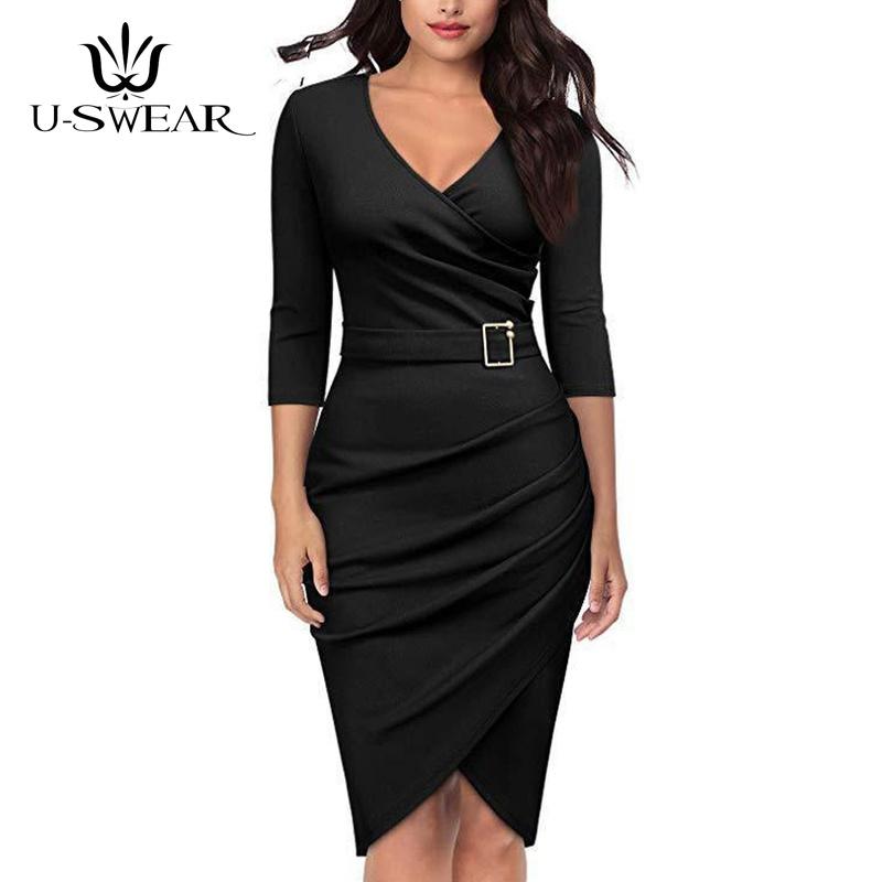 Casual Dresses Women Office Lady Solid Bodycon Clothes Summer Long Sleeve V-Neck Party Midi Work Formal Dress Plus Size Vestido Verano, White
Casual Dresses Women Office Lady Solid Bodycon Clothes Summer Long Sleeve V-Neck Party Midi Work Formal Dress Plus Size Vestido Verano, White