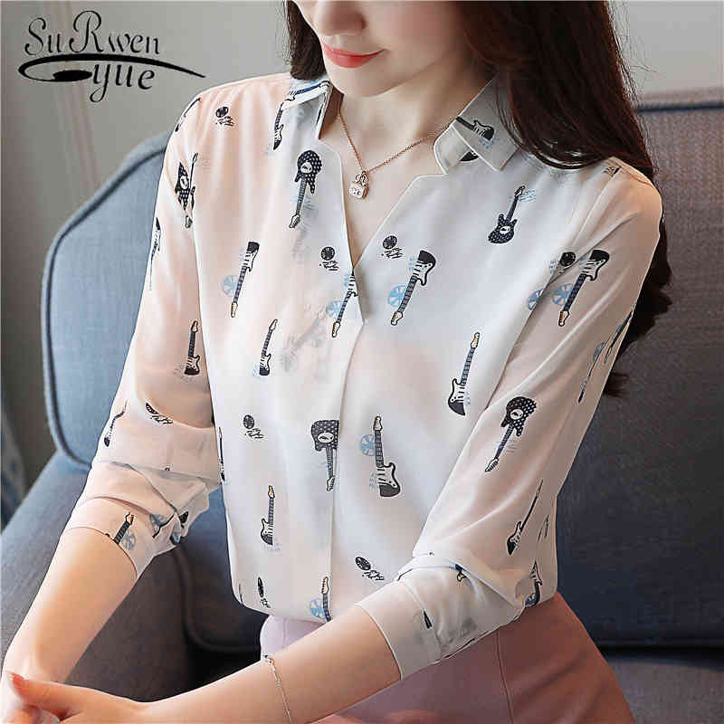 Fashion women tops and blouses autumn chiffon long sleeve shirts print female clothes Vcollar blusas feminine 0864 40 210521, Picture
Fashion women tops and blouses autumn chiffon long sleeve shirts print female clothes Vcollar blusas feminine 0864 40 210521, Picture