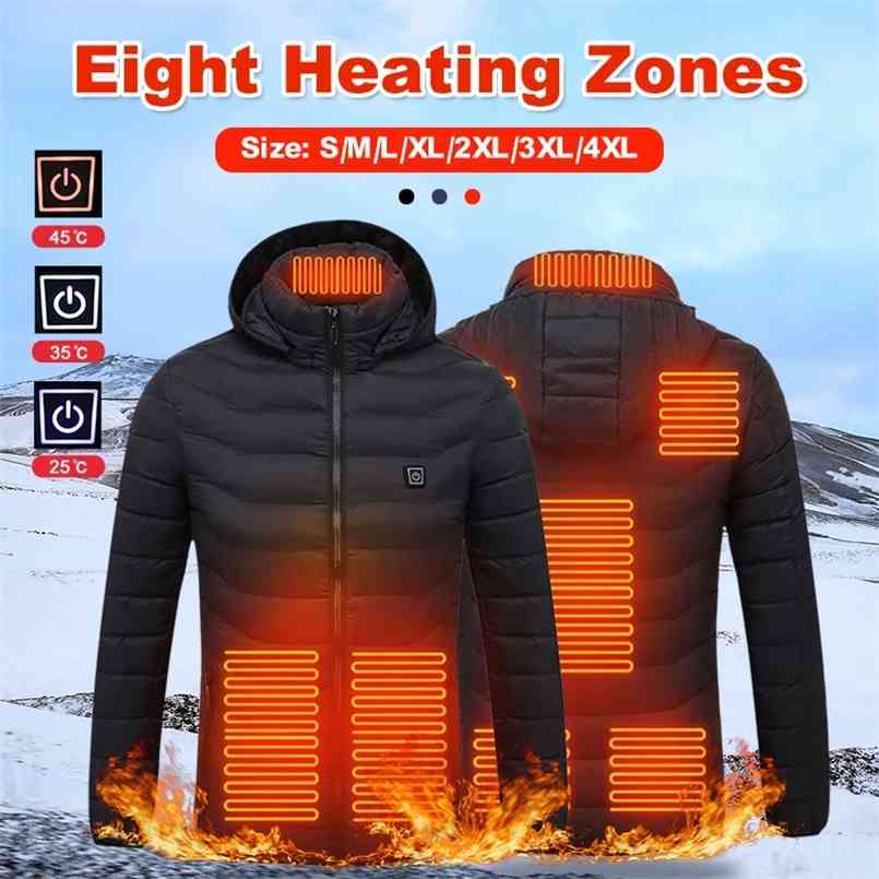 USB Electric Heating Jacket 8 Areas Heating Vest Long sleeve Heating Coat Thermal Washable gilet homme manche longue 210821, Black
USB Electric Heating Jacket 8 Areas Heating Vest Long sleeve Heating Coat Thermal Washable gilet homme manche longue 210821, Black