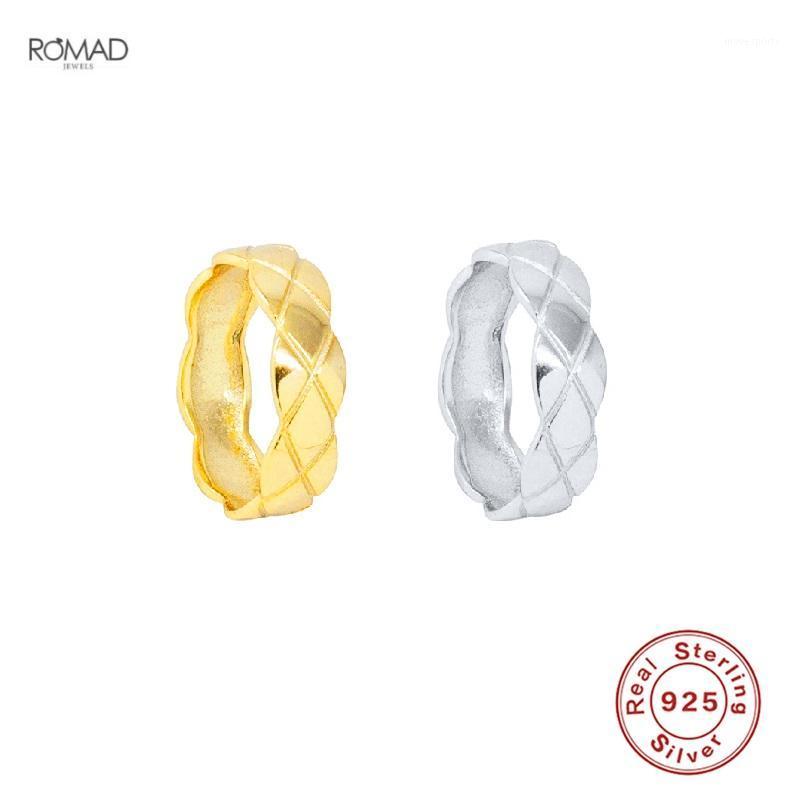 Cluster Rings ROMAD INS Glossy Wave Lozenge For Women Men Girls Gift Wedding Ring 925 Sterling Silver Finger Fine Jewelry Anillos1
Cluster Rings ROMAD INS Glossy Wave Lozenge For Women Men Girls Gift Wedding Ring 925 Sterling Silver Finger Fine Jewelry Anillos1