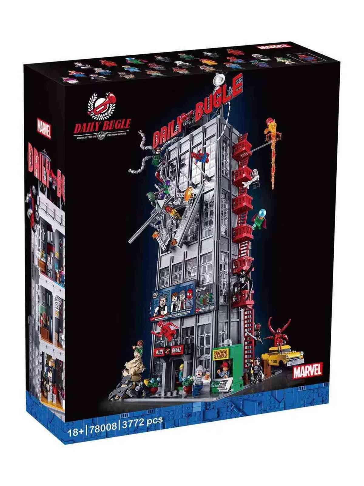 3772 PCS The Daily Bugle Building Classic Difficulty Building Blocks Compatible 76178 Gifts For Children No original box H1103
3772 PCS The Daily Bugle Building Classic Difficulty Building Blocks Compatible 76178 Gifts For Children No original box H1103