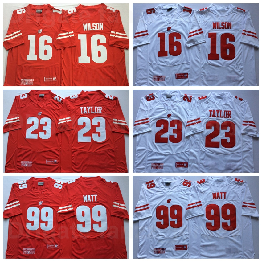 NCAA Football College Wisconsin Badgers 16 Russell Wilson Jersey 99 JJ Watt 23 Jonathan Taylor University Red White Team Breathable For Sport Fans Uniform Men Sale, 16 white
NCAA Football College Wisconsin Badgers 16 Russell Wilson Jersey 99 JJ Watt 23 Jonathan Taylor University Red White Team Breathable For Sport Fans Uniform Men Sale, 16 white