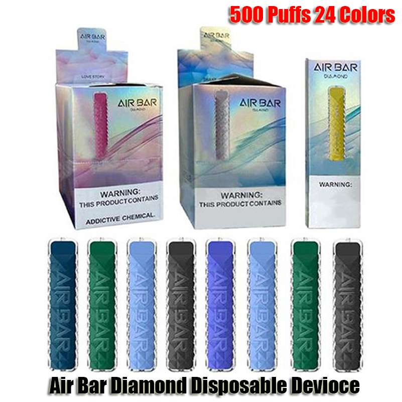 Air Bar Diamond Disposable E Cigarettes Pod Device 500 Puffs 380mAh Battery 1.8ml Prefilled Cartridge Vape Pen Vs Lux Max Plus
Air Bar Diamond Disposable E Cigarettes Pod Device 500 Puffs 380mAh Battery 1.8ml Prefilled Cartridge Vape Pen Vs Lux Max Plus