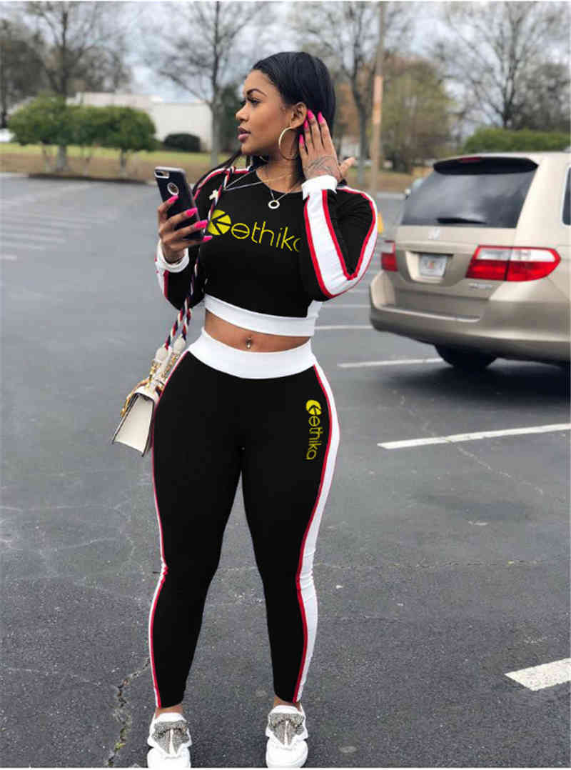 Women Tracksuit Long Sleeve T Shirt Leggings women's sports leisure letter printed Two Pieces Sets 2021 New Designers tracksuit Clothing 1022, Mix or give list
Women Tracksuit Long Sleeve T Shirt Leggings women's sports leisure letter printed Two Pieces Sets 2021 New Designers tracksuit Clothing 1022, Mix or give list