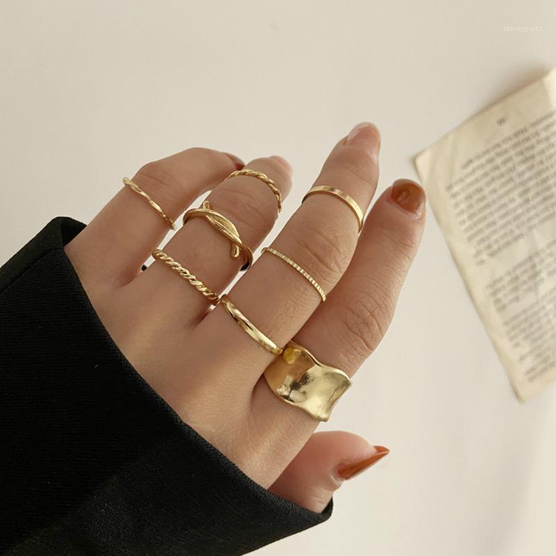 Wedding Rings 8pcs/sets Punk Irregular For Women 2021 Fashion Geometric Finger Thin Female Jewelry Anillos 182901
Wedding Rings 8pcs/sets Punk Irregular For Women 2021 Fashion Geometric Finger Thin Female Jewelry Anillos 182901
