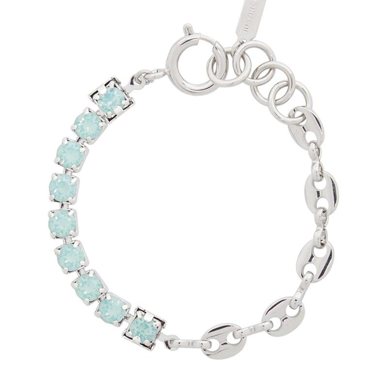 Charm Bracelets Green Protein Water Drill Pig Nose Chain Splicing Simple Bracelet Female
Charm Bracelets Green Protein Water Drill Pig Nose Chain Splicing Simple Bracelet Female
