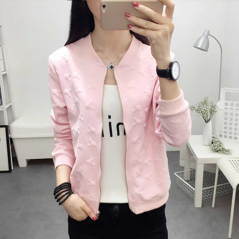 Winter Flight white black bomber jacket women and women's coat clothes ladies Short cardigan 210607