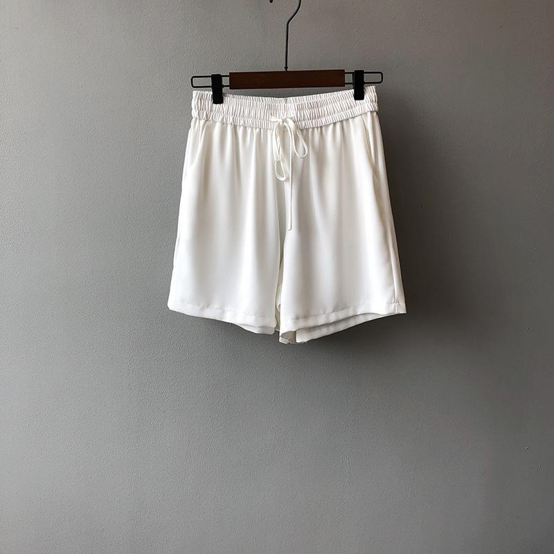 Wide Leg Shorts Women 2021 High Waist Casual Sports Straight Loose Pants Women's