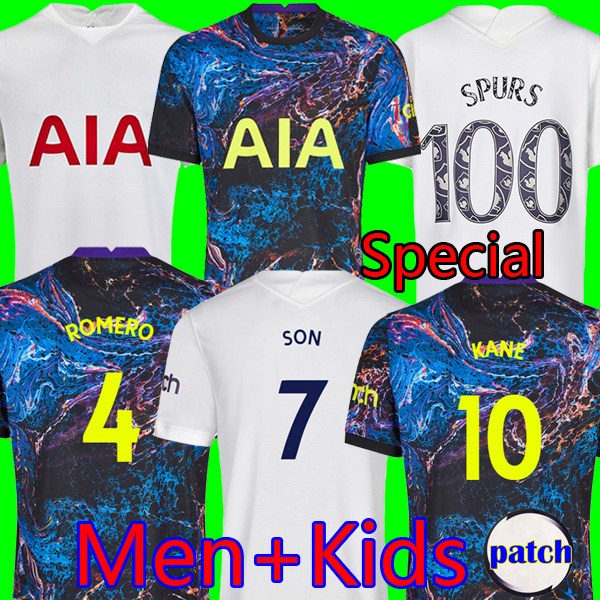 

21 22 DELE SON TOTTENHAM Hotspur KANE ROMERO away top soccer jersey HOJBJERG BERGWIJN SPURS 2021 2022 LUCAS kits football shirt men + kids uniforms Special Edition, Kids away