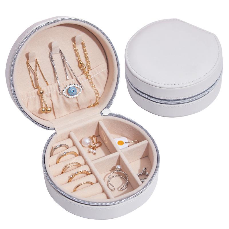2021 Double-Layer Velvet Multifunctional Jewelry Organizer Box PU Leather Portable Rings Earrings Necklace Display Jewelry Box FAST SHIP
2021 Double-Layer Velvet Multifunctional Jewelry Organizer Box PU Leather Portable Rings Earrings Necklace Display Jewelry Box FAST SHIP