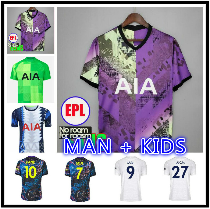 KANE SON 21 22 BERGWIJN Soccer Jerseys 2021 2022 Tottenham DELE Men KIDS Football shirt LO CELSO BALE LAMELA 4TH, Third kids
KANE SON 21 22 BERGWIJN Soccer Jerseys 2021 2022 Tottenham DELE Men KIDS Football shirt LO CELSO BALE LAMELA 4TH, Third kids