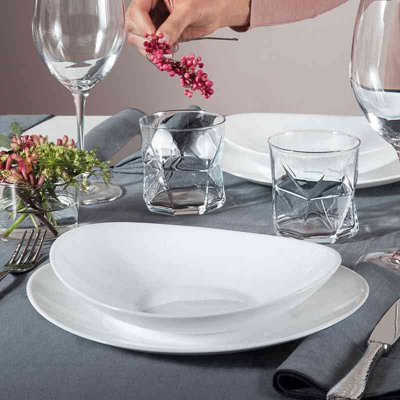 Prometeo bowl and in pomioli, Italy single white glass restaurant western style plate
Prometeo bowl and in pomioli, Italy single white glass restaurant western style plate