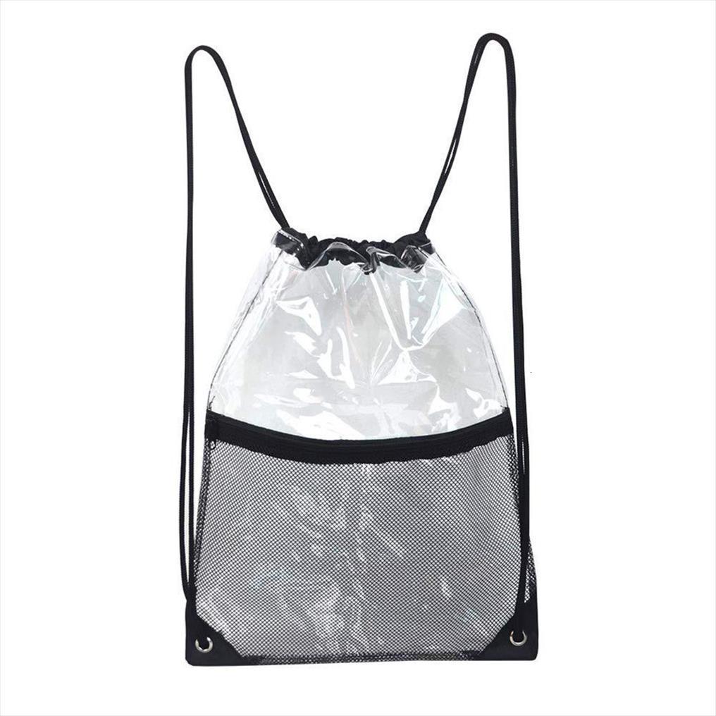 1 pc large capacity transparent pvc drawstring backpack adjustable bag lightweight gym sport pack ba
1 pc large capacity transparent pvc drawstring backpack adjustable bag lightweight gym sport pack ba