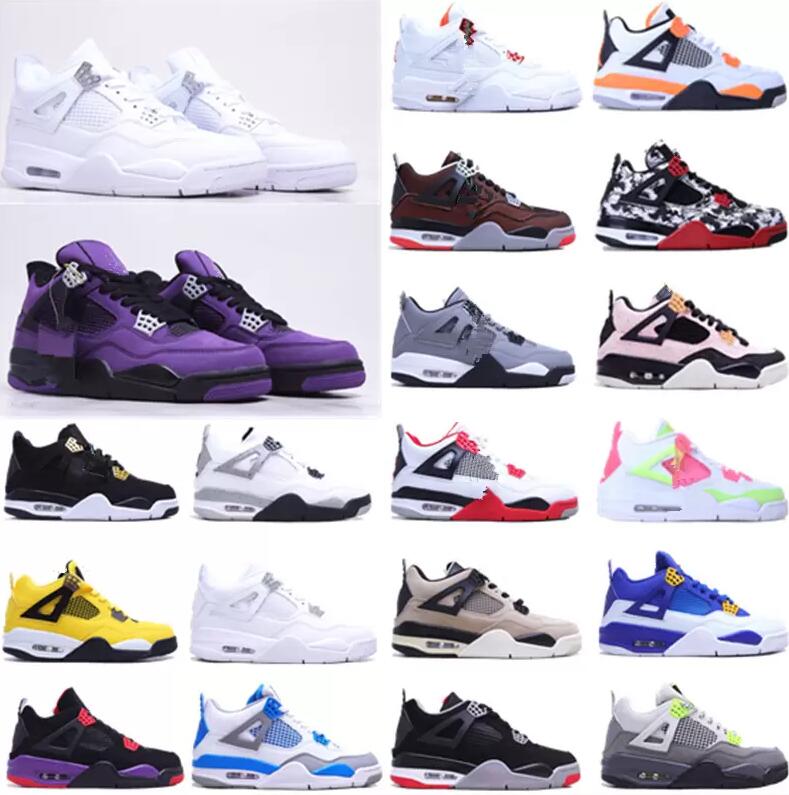 4 Hot Top Quality 4s Jumpman Men Basketball Shoes Metallic Purple Red Green Bred Ovo Splatter Black Cat Women Sports Running Shoe Outdoor, Shoes (31) 36-47
4 Hot Top Quality 4s Jumpman Men Basketball Shoes Metallic Purple Red Green Bred Ovo Splatter Black Cat Women Sports Running Shoe Outdoor, Shoes (31) 36-47