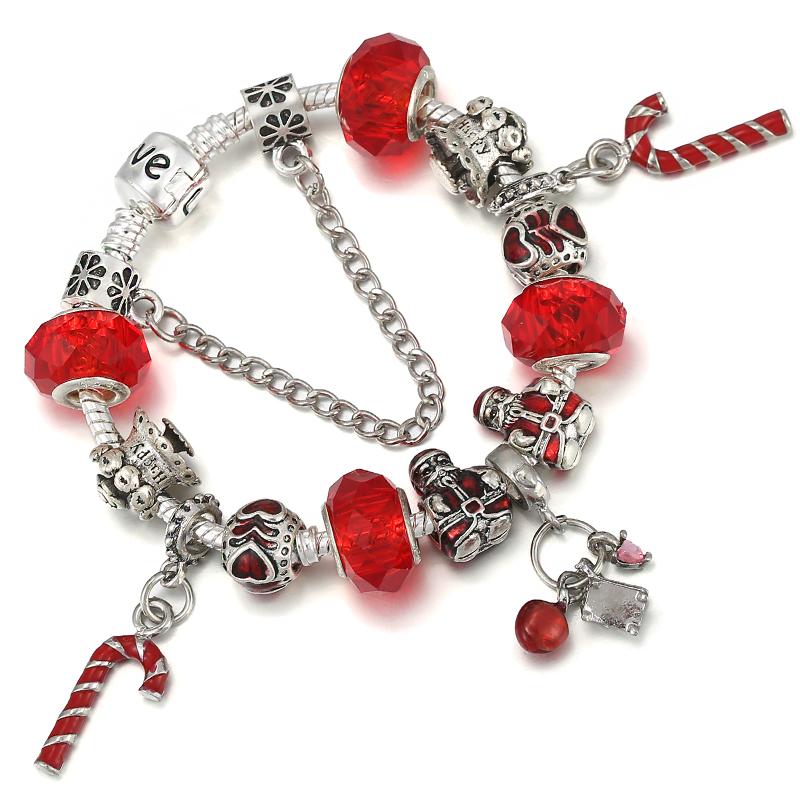 Charm Bracelets Red Crystal Beaded Lucky Bracelet Birthday Gift Year LOVE Silver Plated Men's And Women's
Charm Bracelets Red Crystal Beaded Lucky Bracelet Birthday Gift Year LOVE Silver Plated Men's And Women's