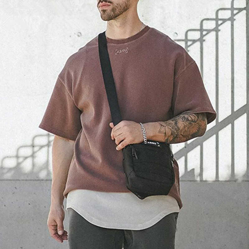 ASRV Men's Vintage Distressed T Shirts Summer New Oversized Short Sleeve Tshirt Hip Hop Man Embroidery Tee Koszulka Haikyuu X0628, Vintage red
ASRV Men's Vintage Distressed T Shirts Summer New Oversized Short Sleeve Tshirt Hip Hop Man Embroidery Tee Koszulka Haikyuu X0628, Vintage red