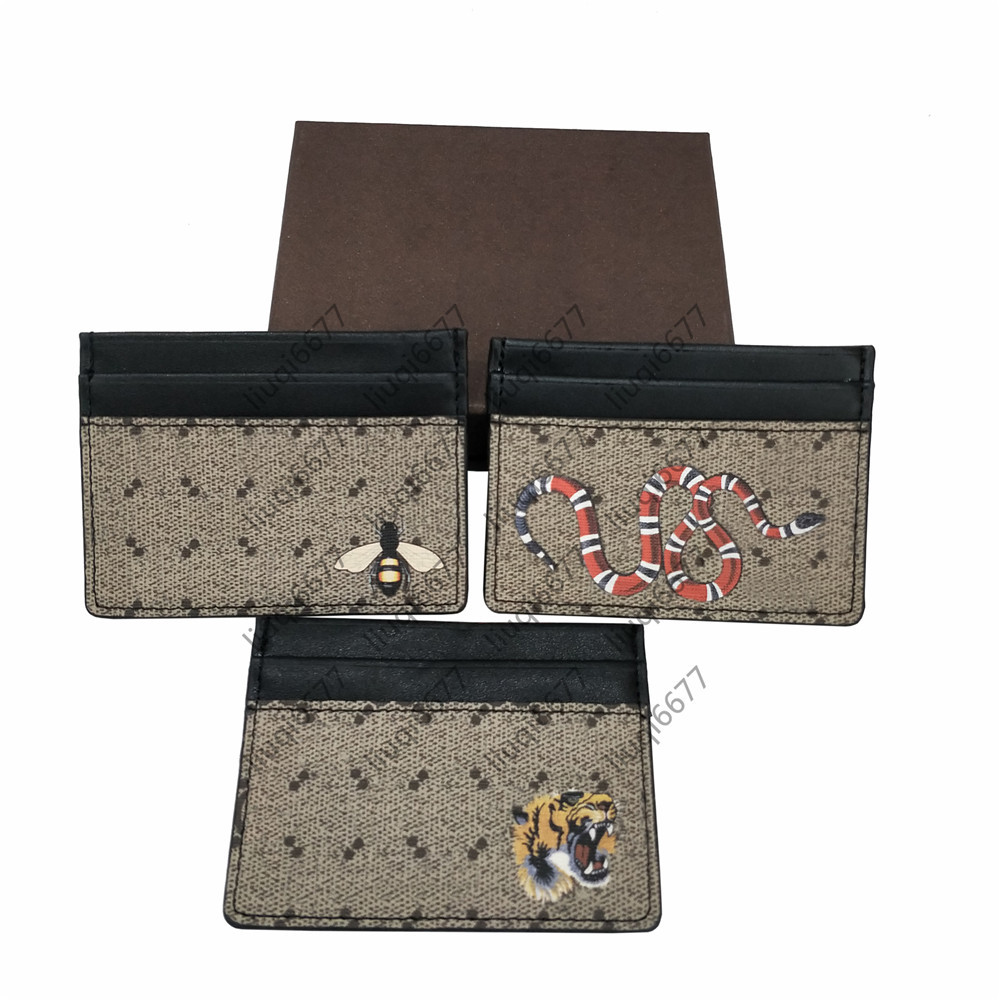 New Men Women Fashion coffee snake tiger bee Classic Casual Credit Card ID Holder Leather Ultra Slim Wallet Packet Bag with box
New Men Women Fashion coffee snake tiger bee Classic Casual Credit Card ID Holder Leather Ultra Slim Wallet Packet Bag with box