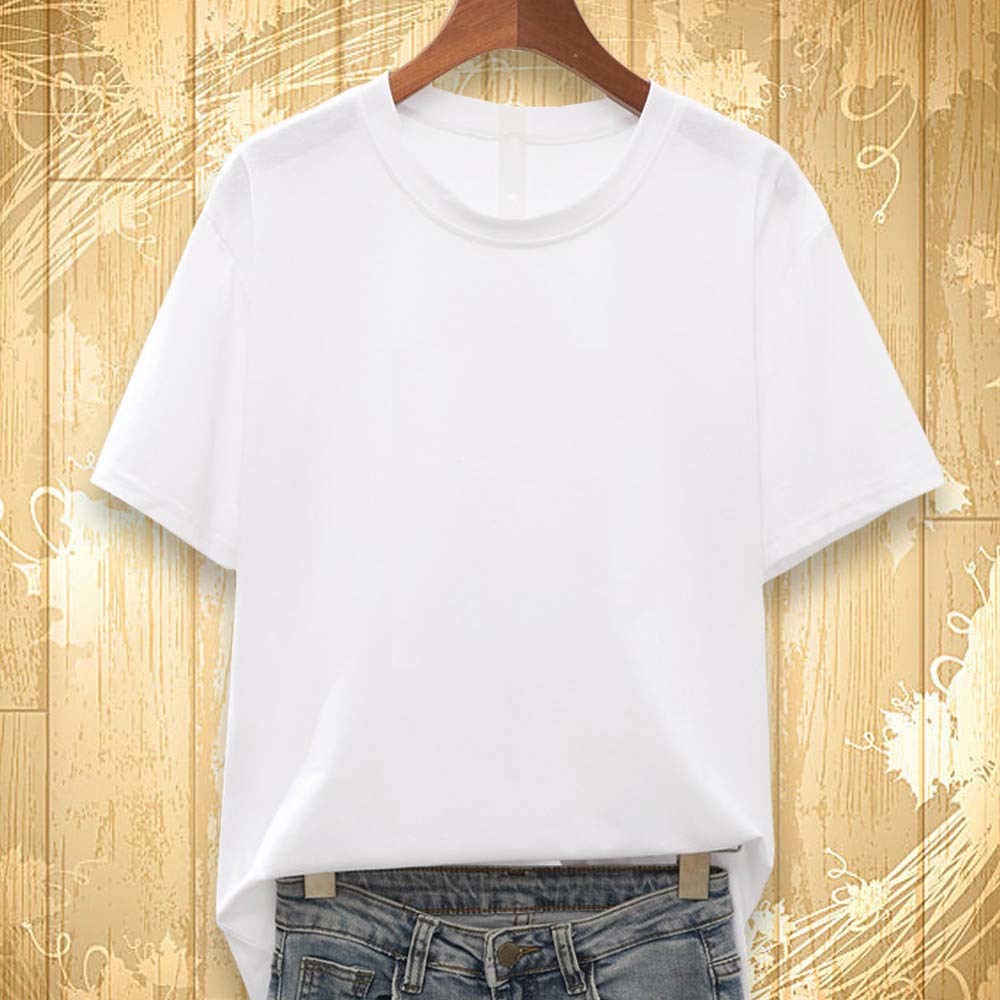 Tops Summer New Solid Color Basic Plain White T-Shirt Women Cotton OverSize Casual Short Sleeve tees O-Neck Loose Clothes 210406