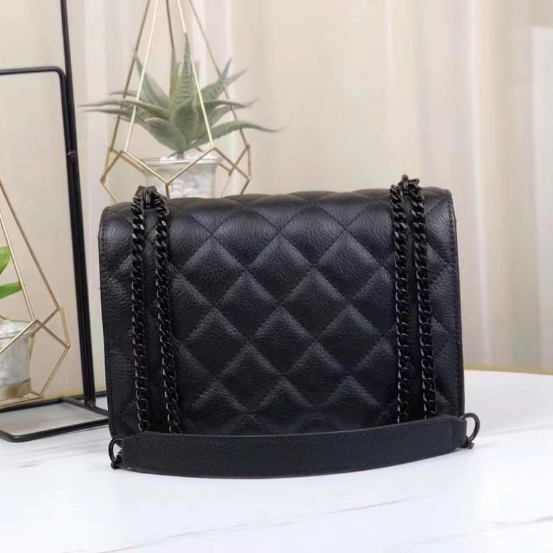 Evening Bags Women's Single Shoulder Chain Bag Argyle Imported Calfskin Design Exquisite Small Multi-purpose Lady 
Evening Bags Women's Single Shoulder Chain Bag Argyle Imported Calfskin Design Exquisite Small Multi-purpose Lady