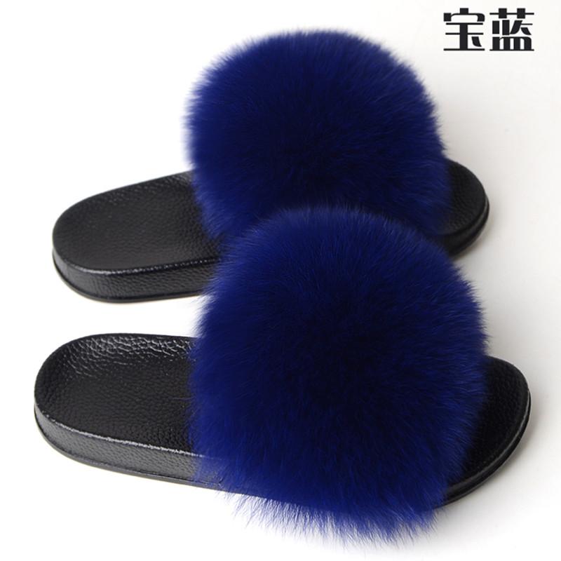 Slippers Fashion Women's Fur Flip-flops Real Sandals Ladies Fuzzy Flip Flops Chanclas Kapcie, Black
Slippers Fashion Women's Fur Flip-flops Real Sandals Ladies Fuzzy Flip Flops Chanclas Kapcie, Black