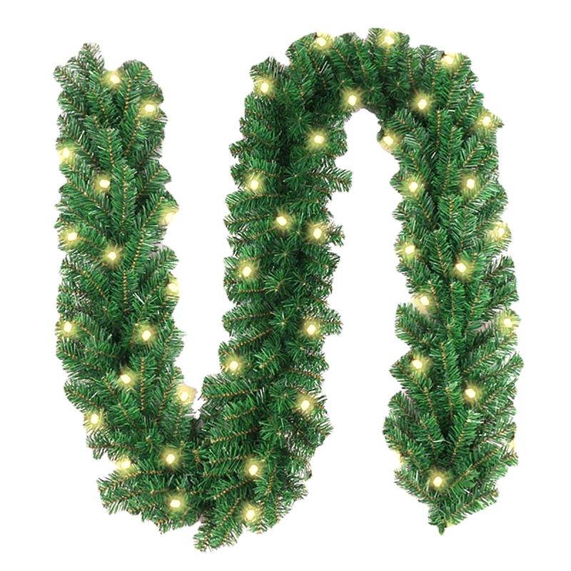 Christmas Decorations Garland With 2.7M LED Light DIY Festival Hanging Door Wreath Home Decor Party Artificial Pine Indoor Outdoor
Christmas Decorations Garland With 2.7M LED Light DIY Festival Hanging Door Wreath Home Decor Party Artificial Pine Indoor Outdoor