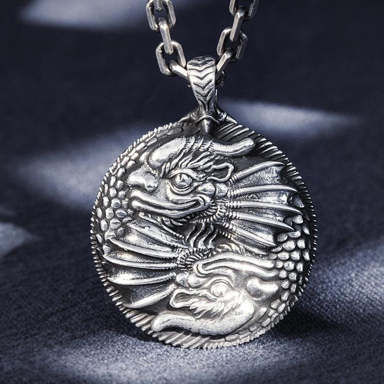 Solid Sterling Silver Thai Mens Women Fish Trigram Amulet Pendant Charm Tag Chain Necklace A4551 Chains
Solid Sterling Silver Thai Mens Women Fish Trigram Amulet Pendant Charm Tag Chain Necklace A4551 Chains
