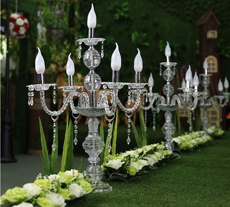 55CM to 150cm Tall Upscal Table Party Decoration Centerpiece Acrylic Crystal Wedding Candelabras Candle Holder Aisle Road Leads Props
55CM to 150cm Tall Upscal Table Party Decoration Centerpiece Acrylic Crystal Wedding Candelabras Candle Holder Aisle Road Leads Props