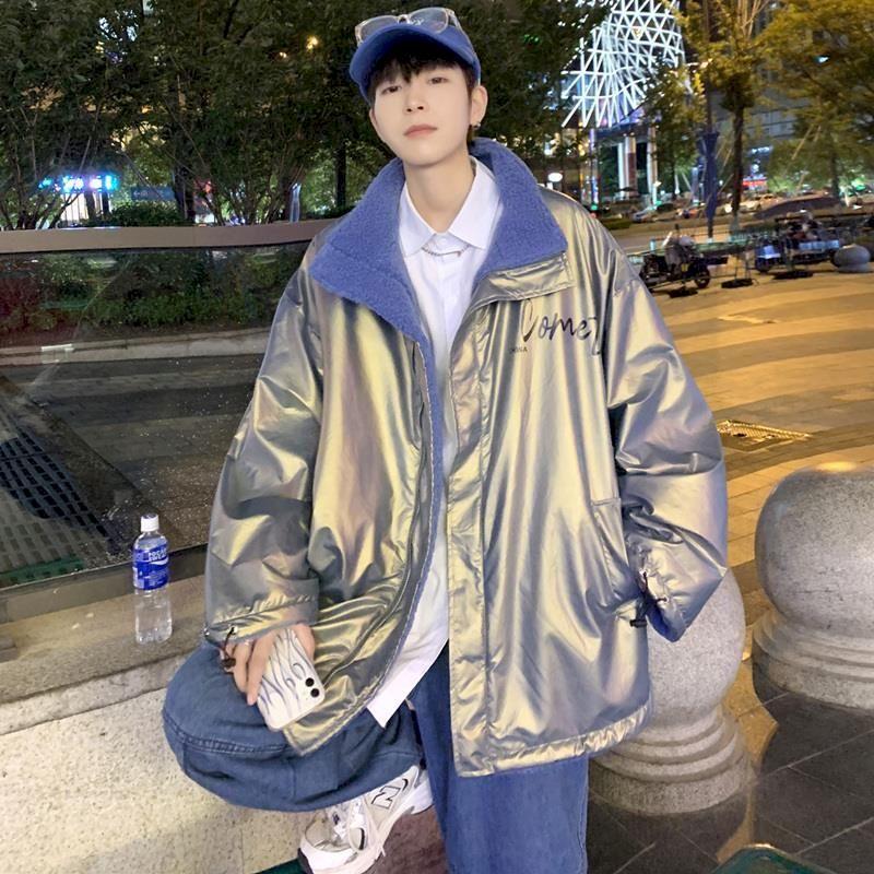 Men's Jackets Fonekie Men Winter Coat Cotton Jacket Thick Lamb Wool Quilted Double-sided Wear Shiny Design, Black;brown
Men's Jackets Fonekie Men Winter Coat Cotton Jacket Thick Lamb Wool Quilted Double-sided Wear Shiny Design, Black;brown