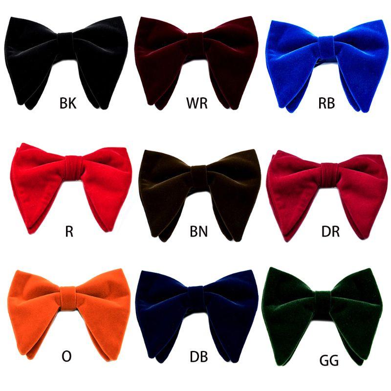 Neck Ties Mens Velvet Vintage Double Layer Pre-Tied Handmade Bow Tie Glitter Solid Color Tuxedo Big Oversized Adjustable Length Necktie
Neck Ties Mens Velvet Vintage Double Layer Pre-Tied Handmade Bow Tie Glitter Solid Color Tuxedo Big Oversized Adjustable Length Necktie