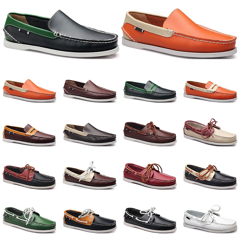 102 Womens sneakers Sailing shoe mens casual leather shoes black white red green orange brown outdoor trainers size 38-45, 14
102 Womens sneakers Sailing shoe mens casual leather shoes black white red green orange brown outdoor trainers size 38-45, 14